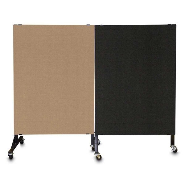 Enclosed Corkboard, 1 Door, 72